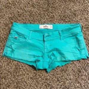 Hollister Jean Shorts - Green - Size 3